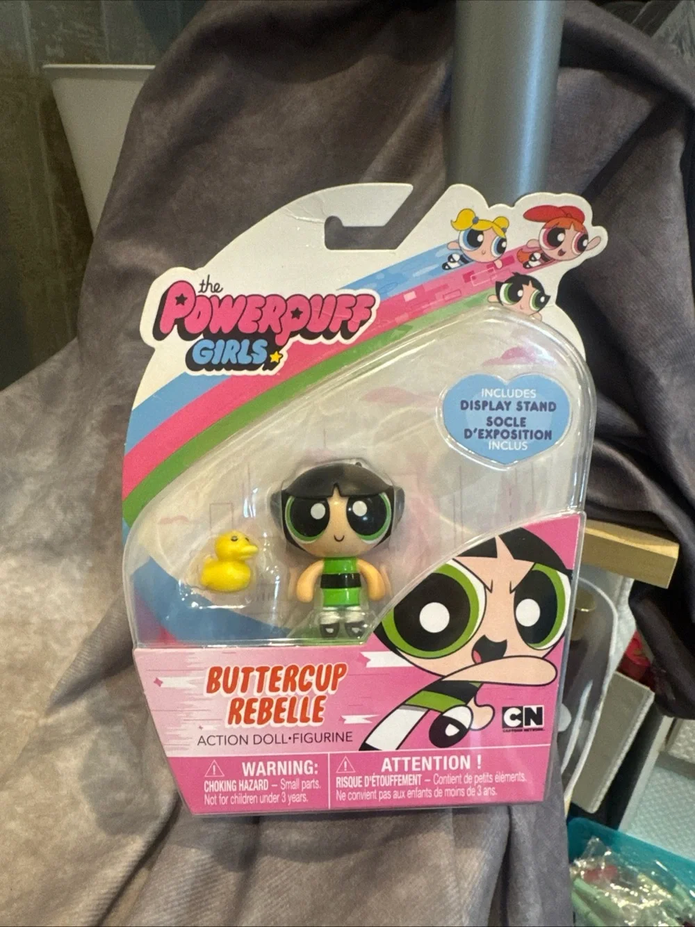 The Powerpuff Girls Buttercup Action Doll -‎ Green NIB